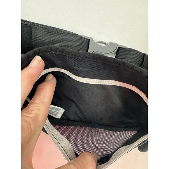 Nathan Black Adjustable Reflective Zippered Fanny Pack - Picture 6 of 6